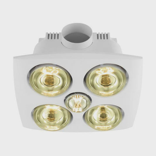 Vesuvius 3-in-1 Bathroom Heater & 4 LED Light - 204153 - ARCK Electrical Wholesale Supplies