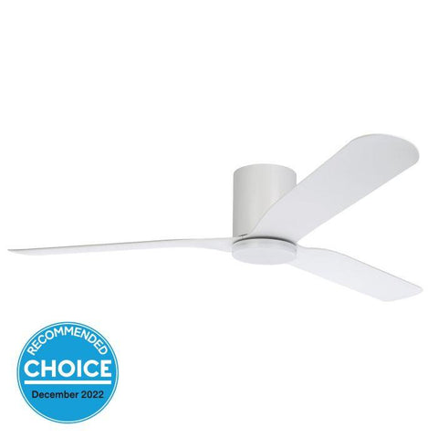 ILUKA 60 DC hugger ceiling fan with LED light - 20538501 - ARCK Electrical Wholesale Supplies