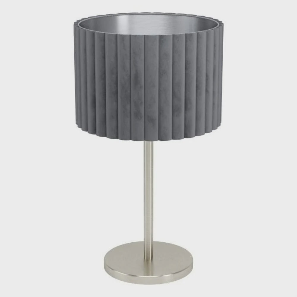Tamaresco 1 Light Table Lamp Satin Nickel Steel - 39775N - ARCK Electrical Wholesale Supplies