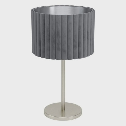 Tamaresco 1 Light Table Lamp Satin Nickel Steel - 39775N - ARCK Electrical Wholesale Supplies