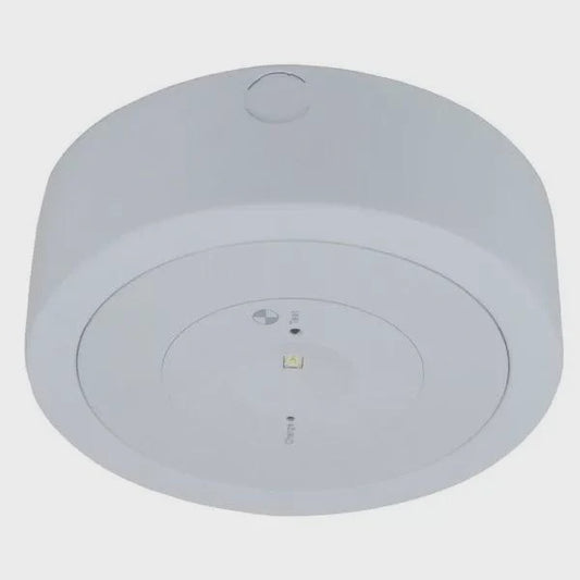 Slimfire Surface Mounted LED Emergency 3W Light 6000K 160mm x 49mm White - TLSE23WS - ARCK Electrical Wholesale Supplies