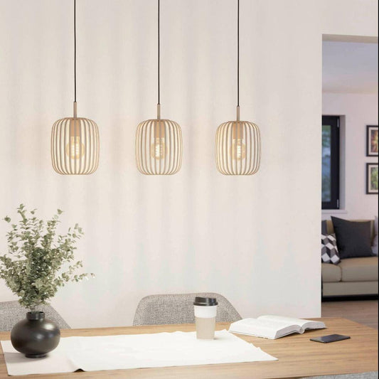 ROMAZZINA Pendant 3 Lights Sandy Steel - 900497N - ARCK Electrical Wholesale Supplies