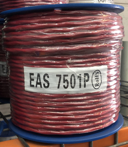 Instrumentation Cable 7/0.50 1 Pair Red - 100m Roll - EAS7501P-100RED