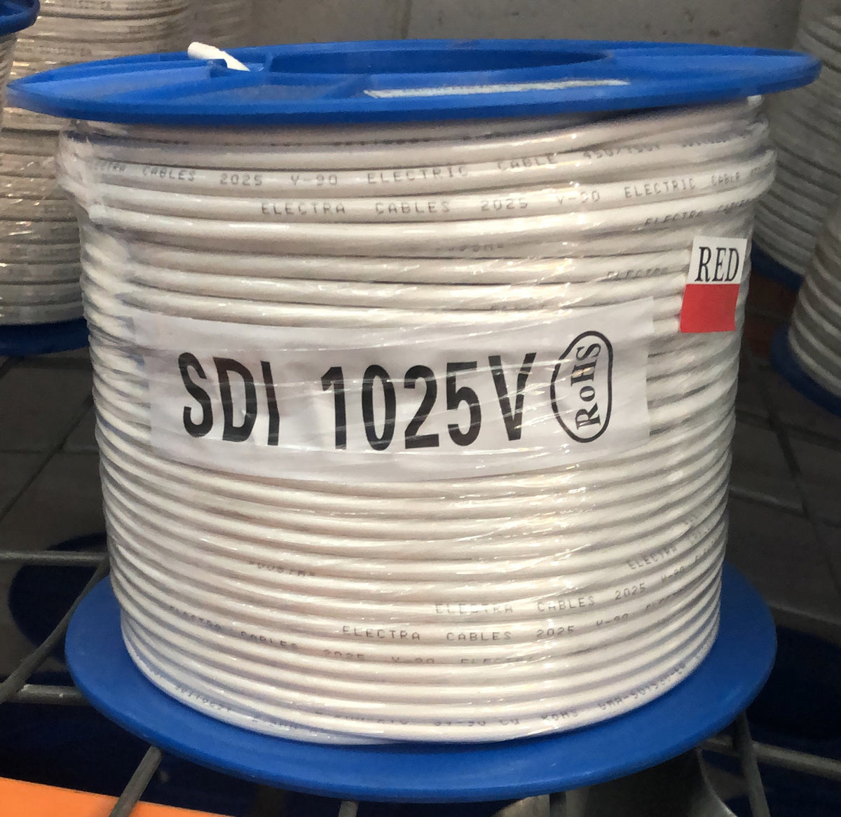 2.5mm RED - Building Wire 100 Metres - SDI1025-100R - Pick Up Only
