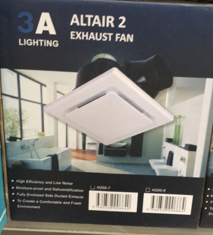 Exhaust Fan Round 240mm White - H200-7 - ARCK Electrical Wholesale Supplies
