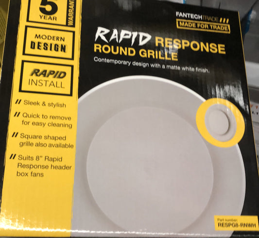 Fantech 294mm RAPID RESPONSE C - RESPG8-RNWH