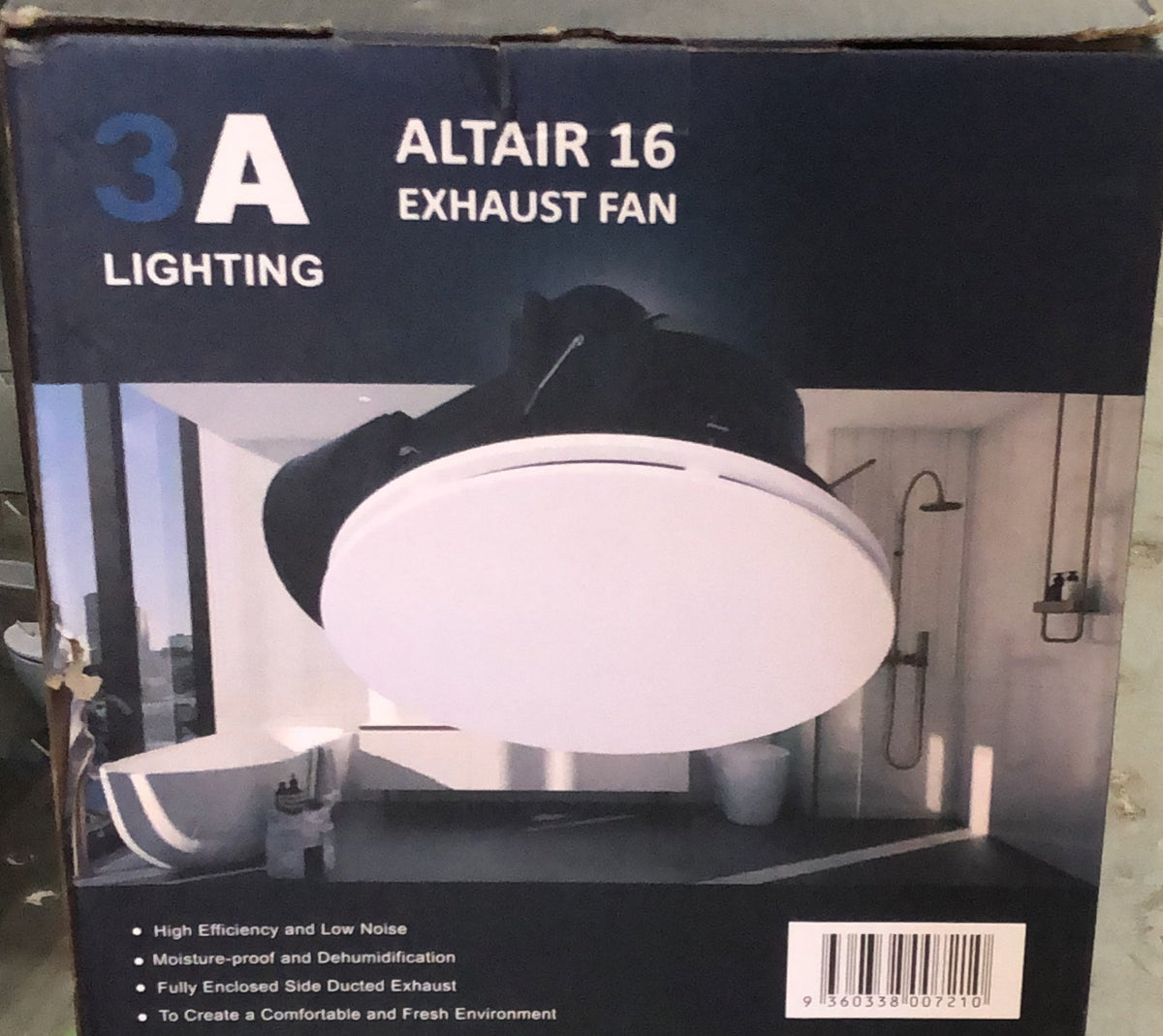 Exhaust Fan Round White 290MM - H250-16 - ARCK Electrical Wholesale Supplies