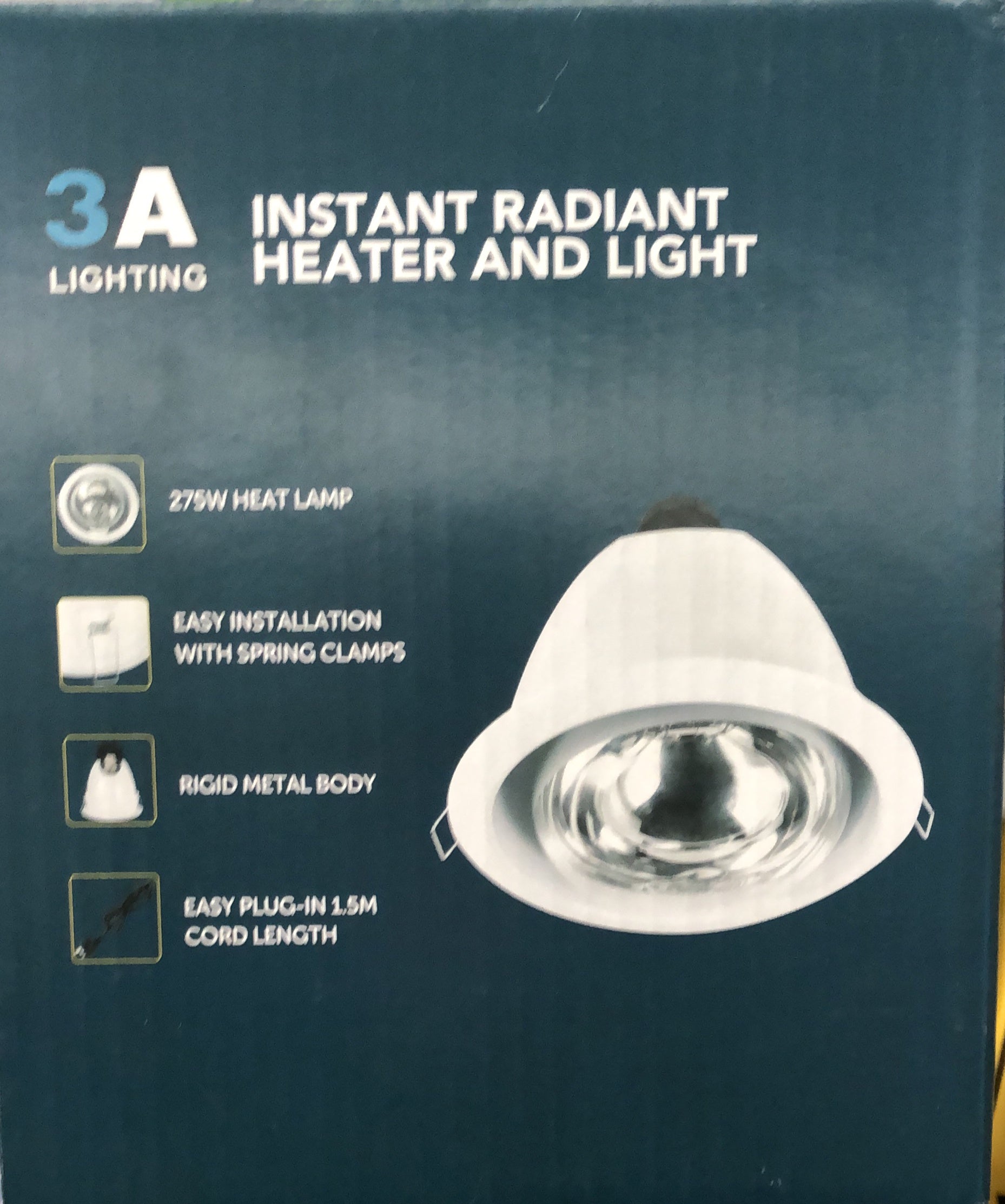 Instant radiant heater and lig - 3A1HB10EBP - ARCK Electrical Wholesale Supplies
