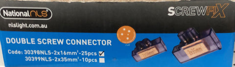 Screw Connector 2x16mm2 - 30398NLS