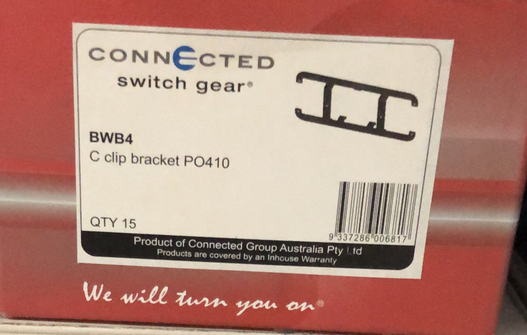 CSG C Clip Wallboard Bracket 4 - BWB4 - ARCK Electrical Wholesale Supplies