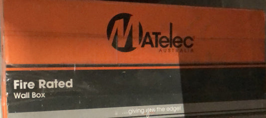 Matelec Fire Rated Wall Box - FWB-90000 - ARCK Electrical Wholesale Supplies