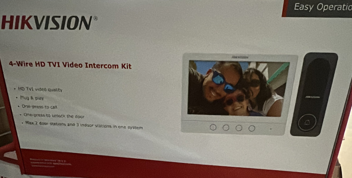 Hikvision Intercom Kit, 4-Wire - DS-KIS212 - ARCK Electrical Wholesale Supplies
