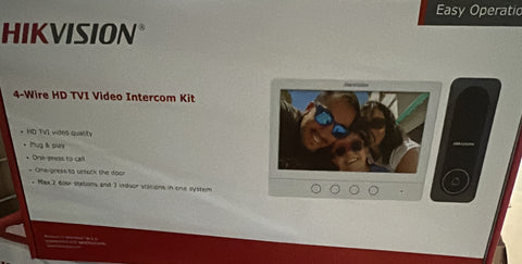Hikvision Intercom Kit, 4-Wire - DS-KIS212 - ARCK Electrical Wholesale Supplies
