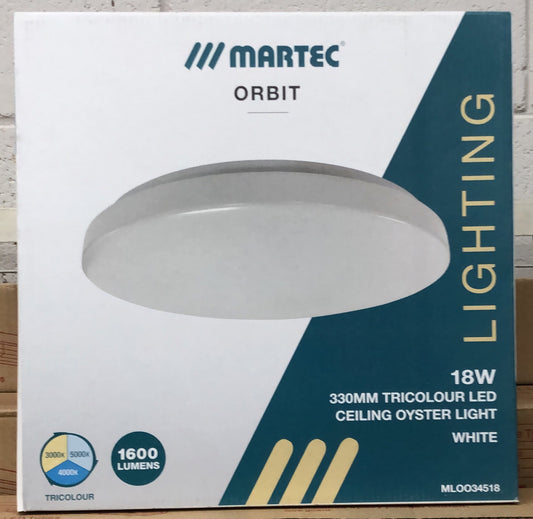 Martec Orbit 300mm LED Oyster - MLOO34518 - ARCK Electrical Wholesale Supplies