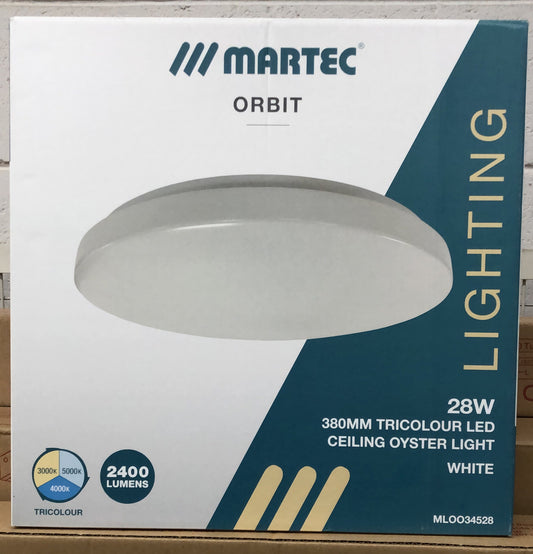 Martec Orbit 380mm Oyster 28W - MLOO34528 - ARCK Electrical Wholesale Supplies