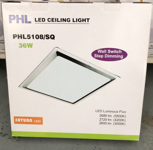 Saturn LED Step Dimming Tri Co - PHL5108/SQ/TC - ARCK Electrical Wholesale Supplies
