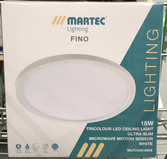 Martec Fino 280mm LED Oyster Light 18w - MLFO34518WD