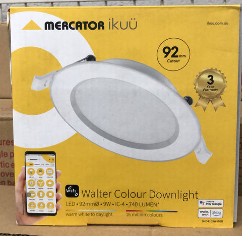 92mm Walter Downlight RGB + CCT - SMD4109W-RGB