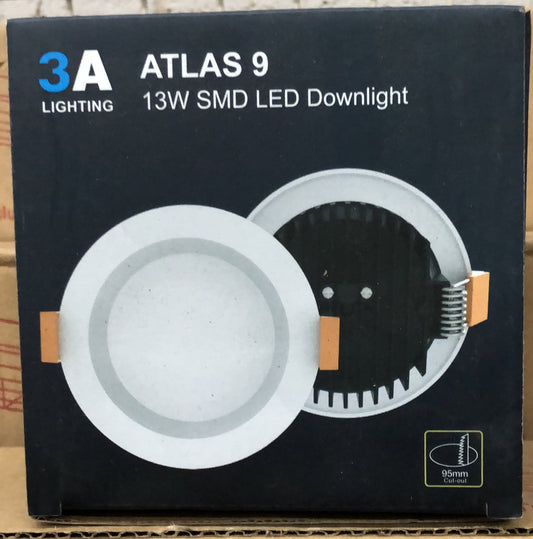 LED DOWNLIGHT 13W 3000K-4000K- - DL1571-WH/TC - ARCK Electrical Wholesale Supplies