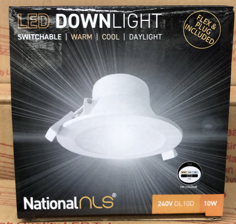 LED Downlight 10W tricolour 90 - 20222NLS
