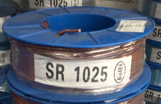 2.5mm Building Wire Single Core - Brown - 100m Drum - SR1025-100BROWN