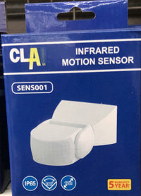 Infrared Motion Sensor White 180D - SENS001