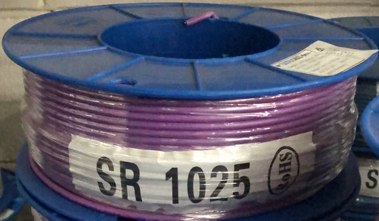 2.5mm Building Wire Single Core - Purple - 100m Drum - SR1025-100PURPLE