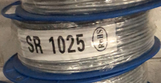 2.5mm Building Wire Single Core - Grey - 100m Drum - SR1025-100GREY