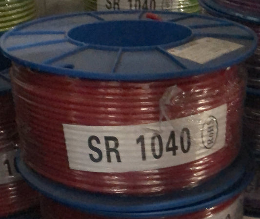 4.0mm Building Wire Single Core - Red - 100m Drum - SR1040-100RED
