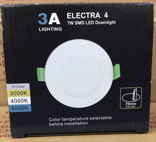 LED Downlight Kit 7w (Tri-Colour) - DL1195/WH/TC - ARCK Electrical Wholesale Supplies