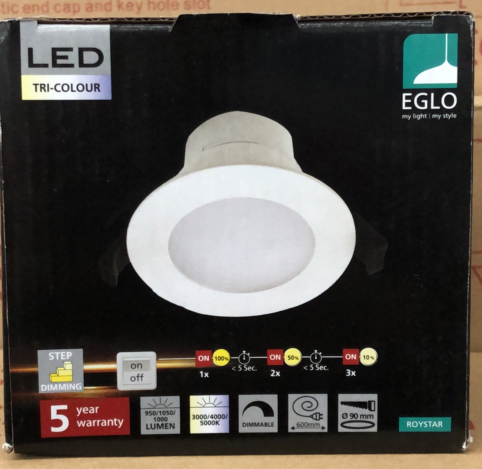 Eglo Roystar Recessed Light Wh - 204419N - ARCK Electrical Wholesale Supplies