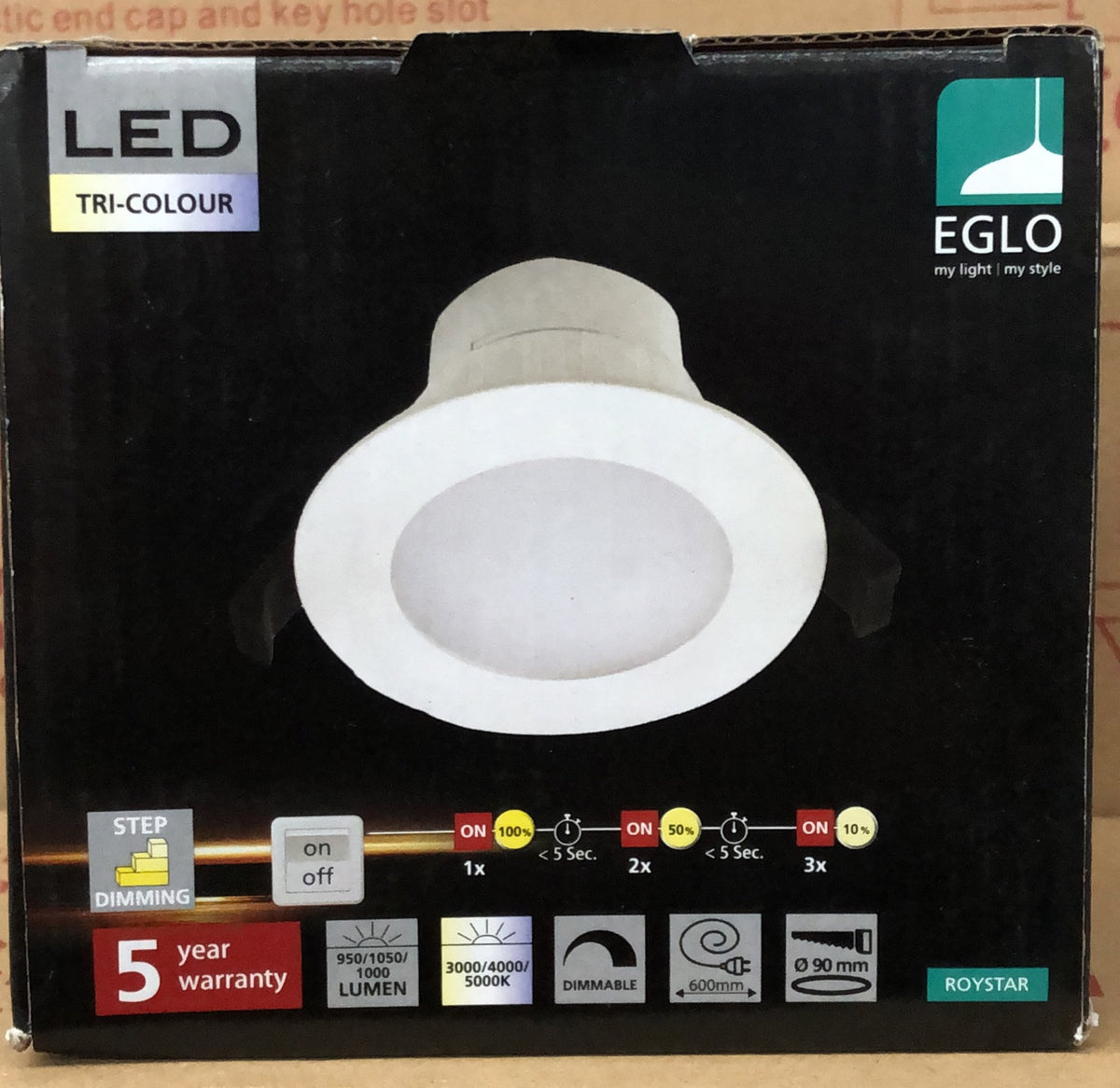 Eglo Roystar Recessed Light Wh - 204419N - ARCK Electrical Wholesale Supplies