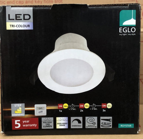 Eglo Roystar Recessed Light Wh - 204419N - ARCK Electrical Wholesale Supplies