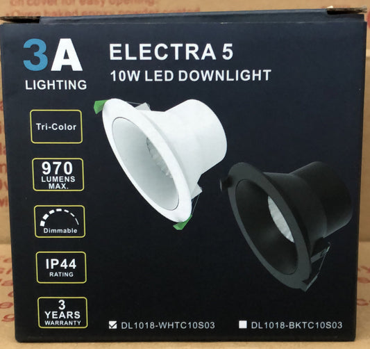 10W DEEP RECESSED DOWNLIGHT - DL1018/TC/WH - ARCK Electrical Wholesale Supplies