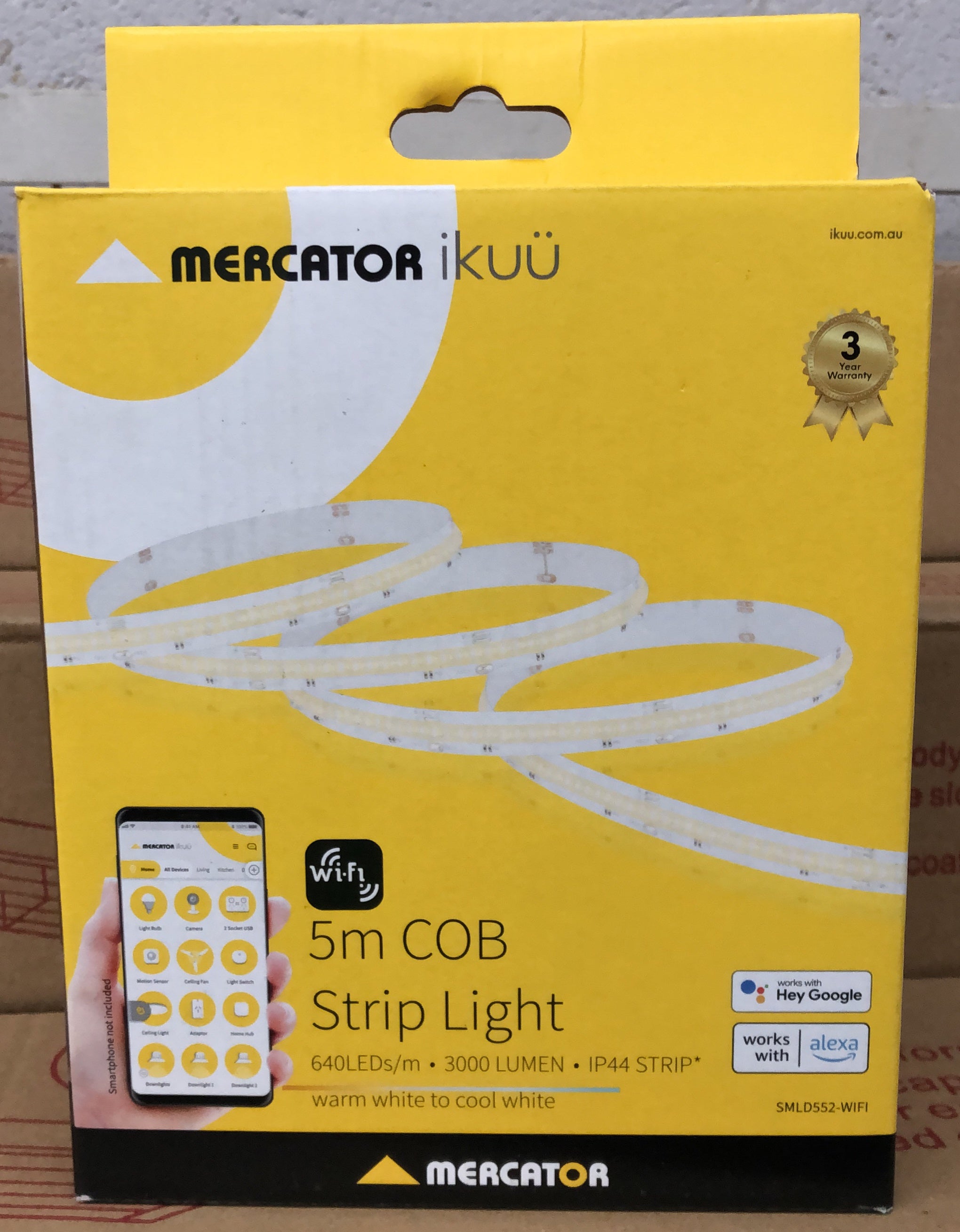 Ikuü Smart Wi-Fi 5m COB Strip - SMLD552-WIFI - ARCK Electrical Wholesale Supplies