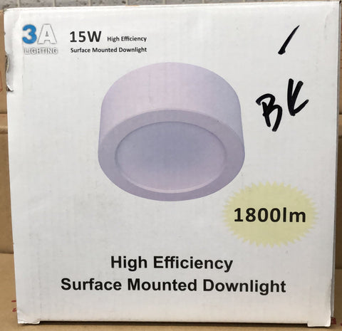 3A Alcor 4 15W LED Dimmable Su - DL10196/15W/TC/BK - ARCK Electrical Wholesale Supplies