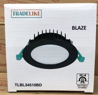 BLAZE Black Flush Downlight - TLBL34510BD