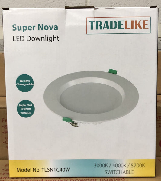 Supernova 40W LED Dimmable Dow - TLSNTC40W--D40 - ARCK Electrical Wholesale Supplies