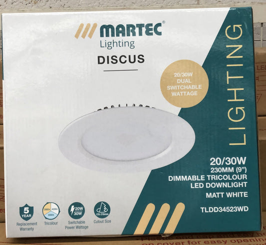Martec Discus 20W/30W Dual Pow - TLDD34523WD