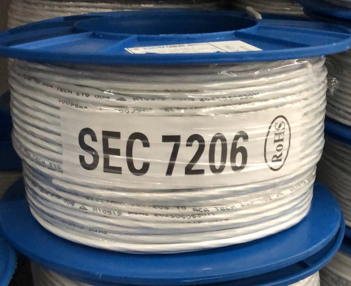 6 Core 7 Strand 6x7/0.20 Unscreened Security Cable 100 Meters - SEC7206 - Pick Up Only