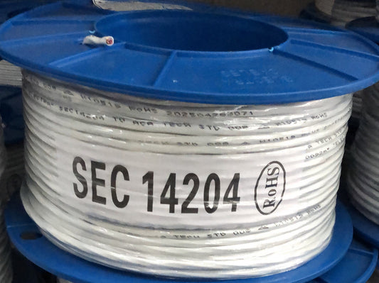 4 Core 14 Strand 4x14/0.20 Unscreened Security Cable 100 Meters - SEC14204 - Pick Up Only - ARCK Electrical Wholesale Supplies