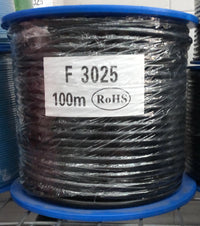 2.5mm 2 Core + Earth Flex Cable - F3025-BLK - Pick Up Only