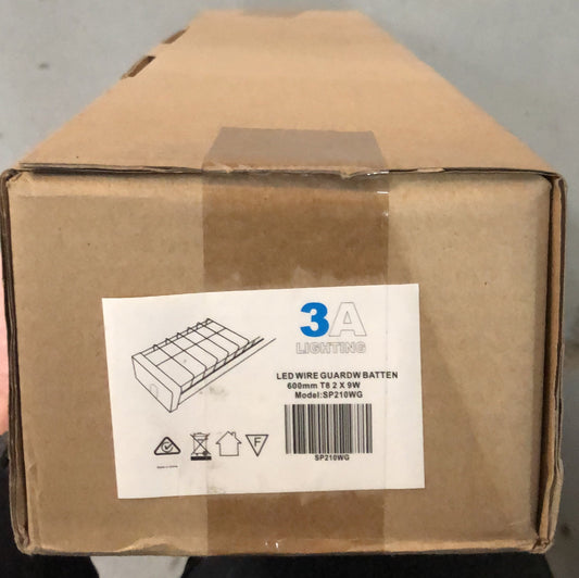 2 Foot LED Wireguard Batten 2x - SP210WG - ARCK Electrical Wholesale Supplies