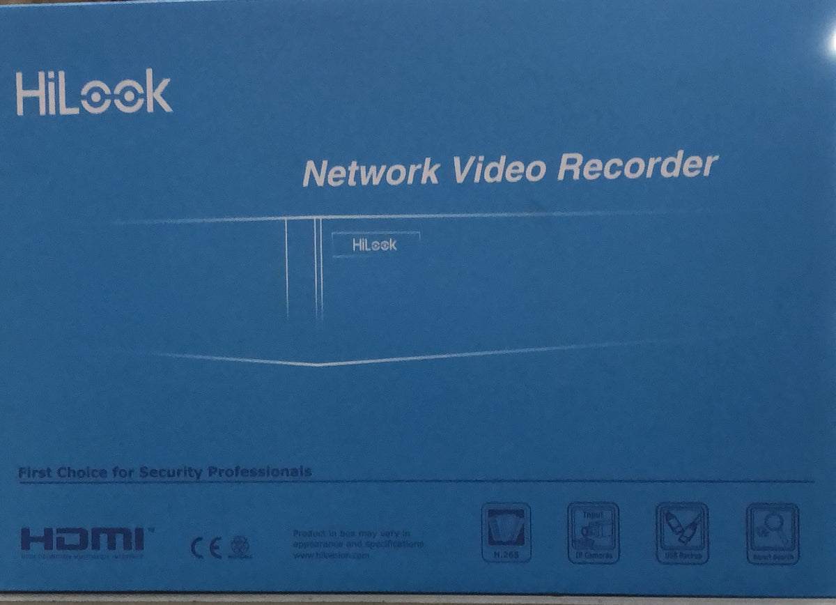 8 Channel NVR - HiLook By Hikvision HL-NVR-108MH--C/8P