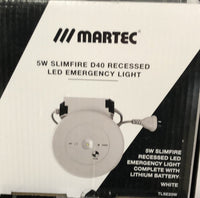 Martec Slim Recessed Spit Fire - TLSE23W