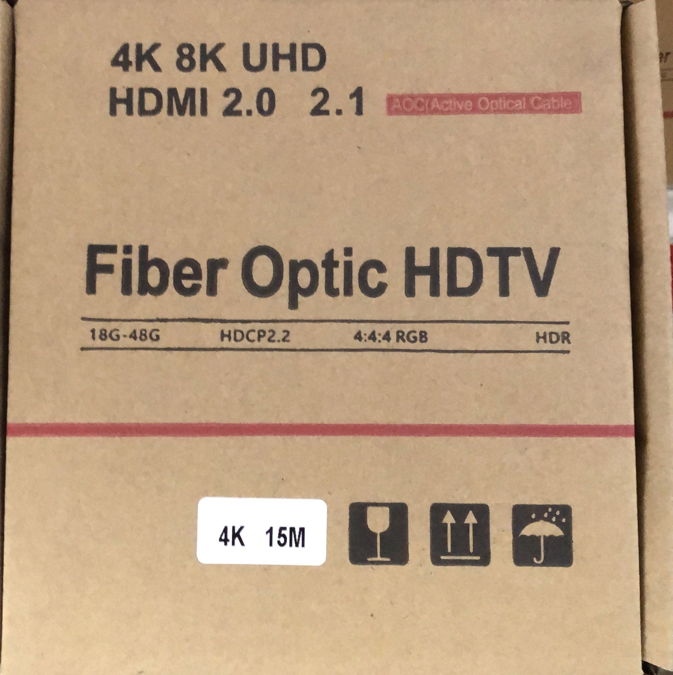 15M HDMI FIBRE CABLE -4K@60HZ - MY0F13-15 - ARCK Electrical Wholesale Supplies