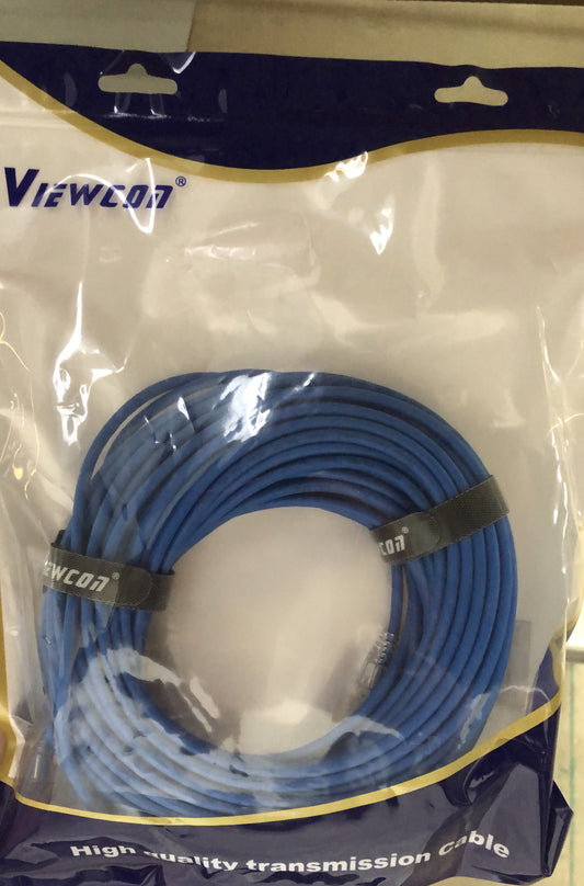 20m Cat6a Patch Leads - Blue - VC-20m-C6-BI - ARCK Electrical Wholesale Supplies