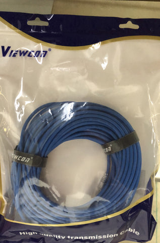 20m Cat6a Patch Leads - Blue - VC-20m-C6-BI - ARCK Electrical Wholesale Supplies