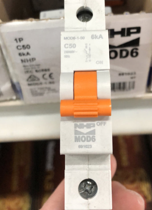NHP MOD6 Miniature Circuit Bre - MOD6-150 - ARCK Electrical Wholesale Supplies