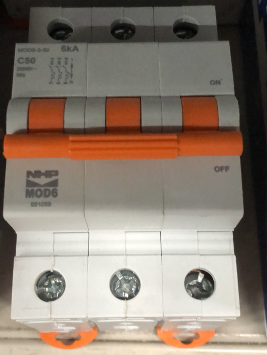 NHP MOD6 Miniature Circuit Bre - MOD6-350 - ARCK Electrical Wholesale Supplies
